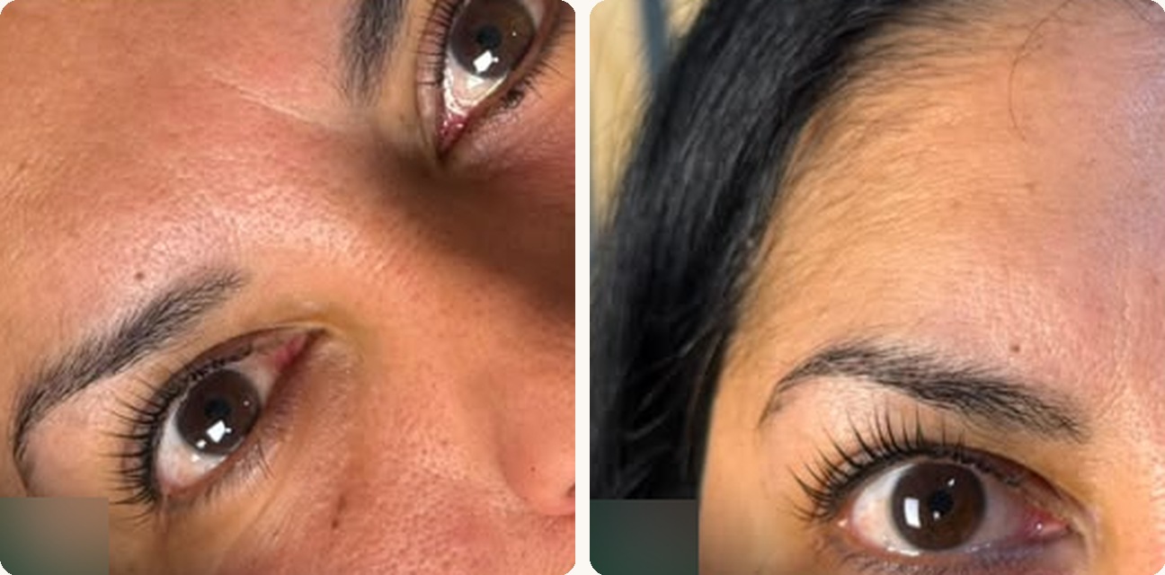 Resultado real de un Perfeccionamiento Lash Lifting con Bianca Florido